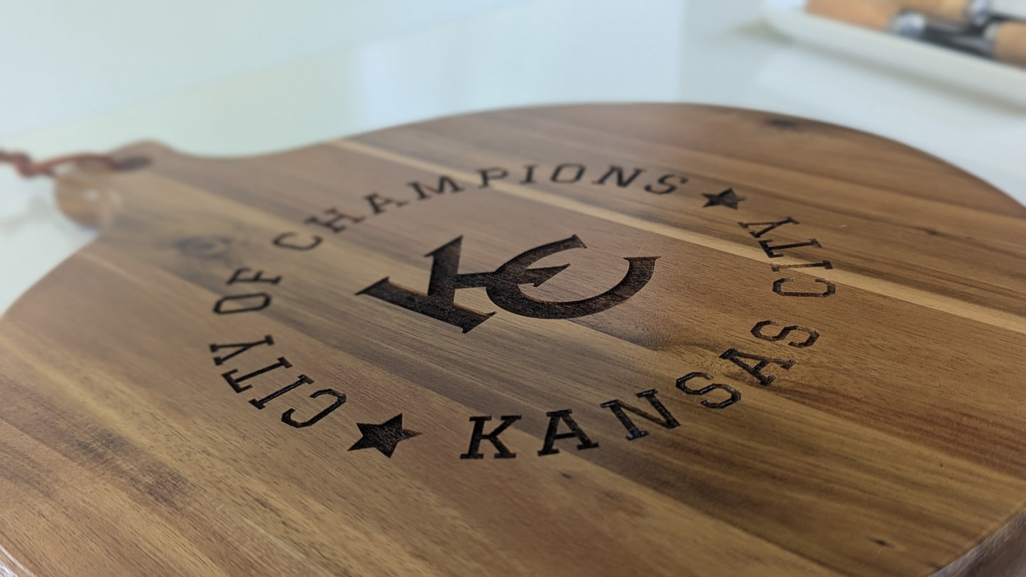 Kansas City - City of Champions Cutting Board
