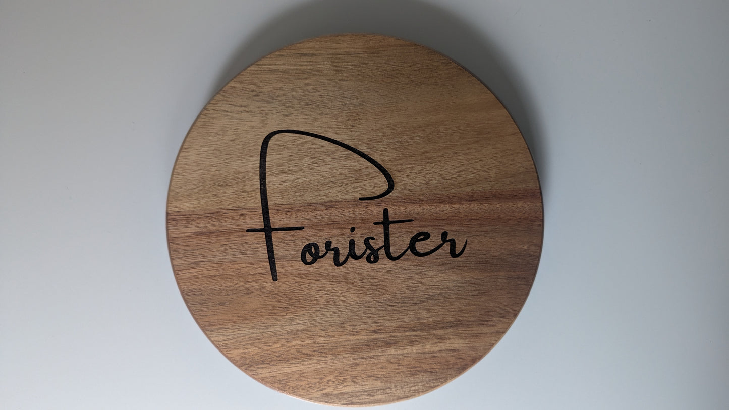 Personalized Lazy Susan – Custom Engraved Serving Tray