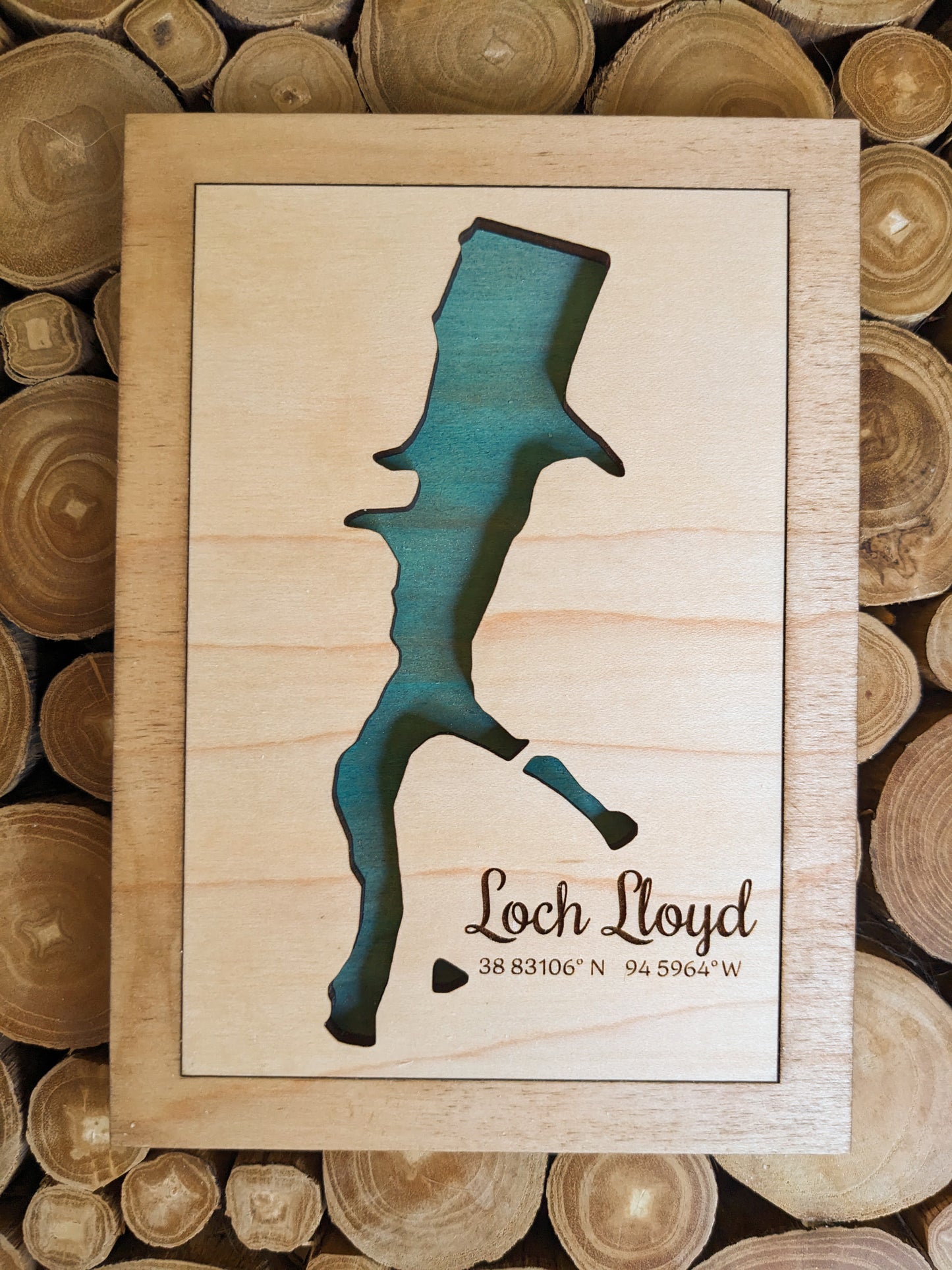 Custom Lake Maps – Personalized Laser Engraved Art