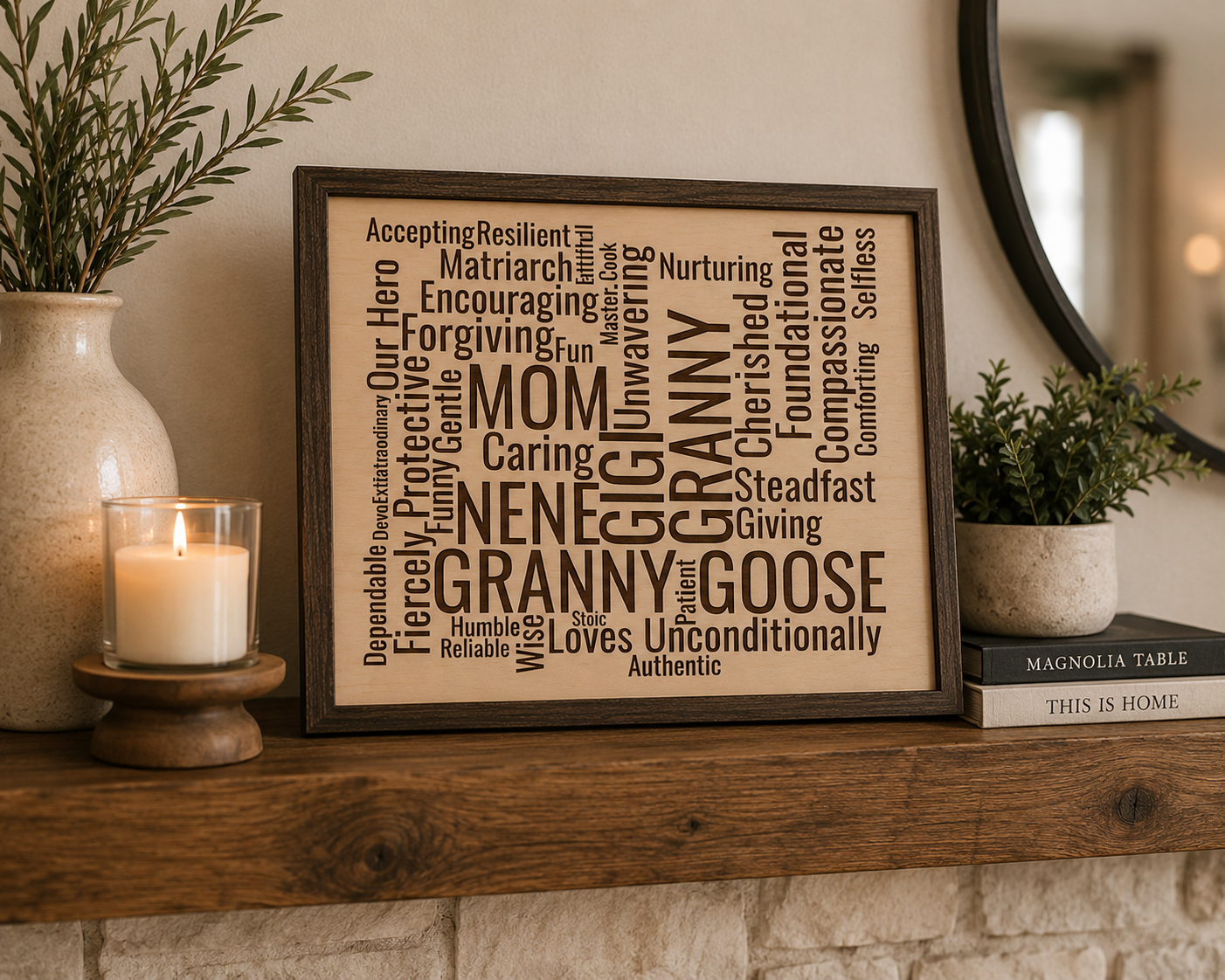 Personalized Word Collage