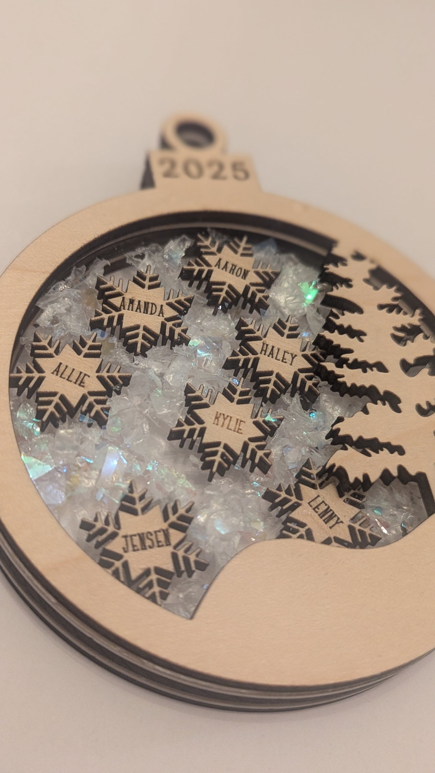 Family or Group Shaker Ornament