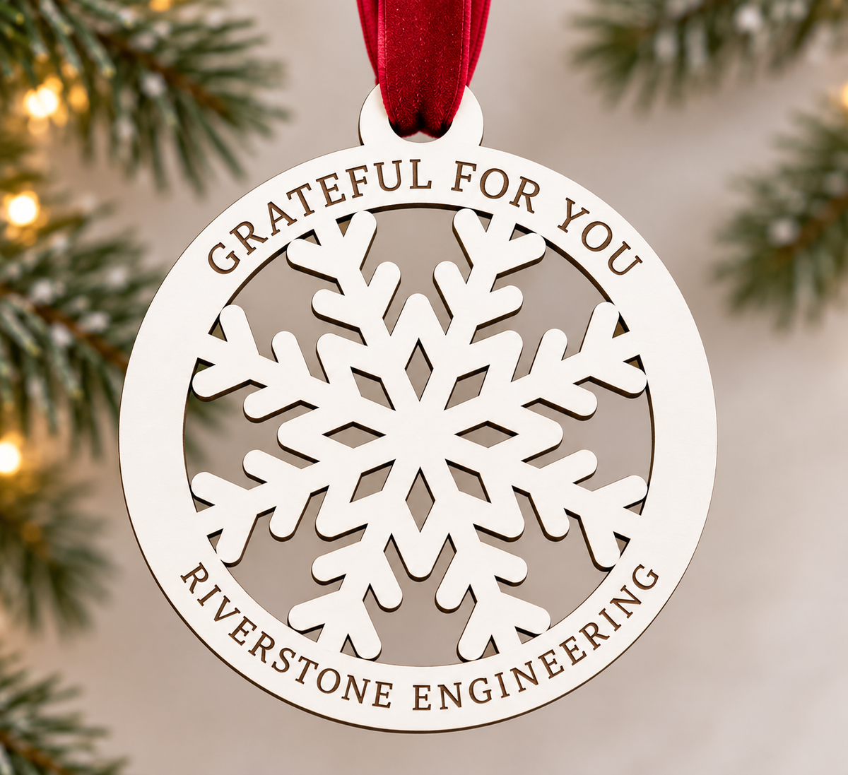 Personalized Snowflake Ornament