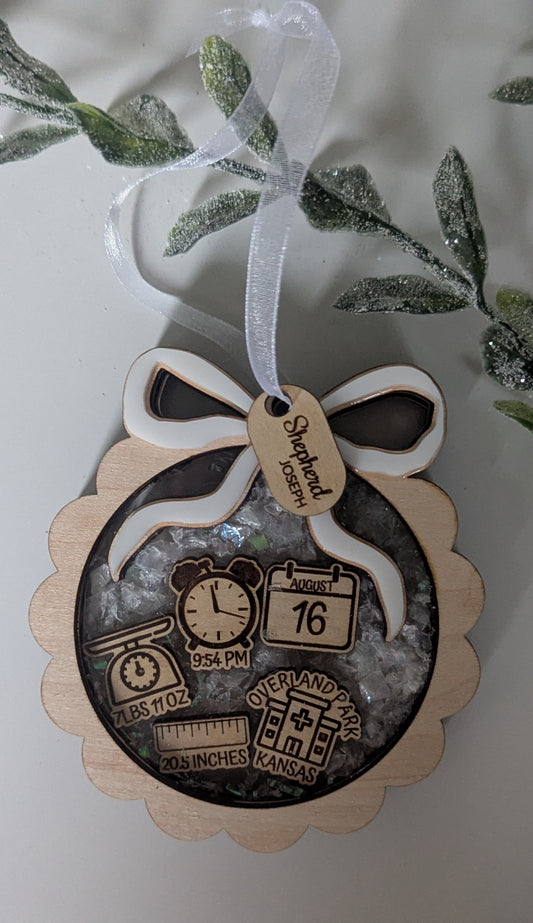 Baby's First Christmas Shaker Ornament