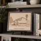 Custom Engraved Home Portrait – Personalized House Drawing on Wood
