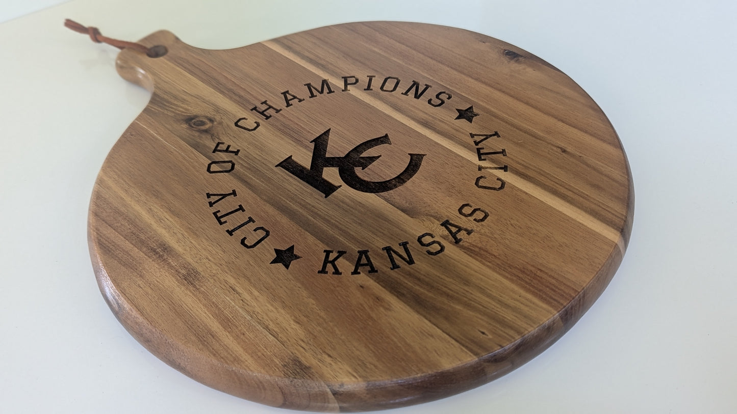 Kansas City - City of Champions Cutting Board