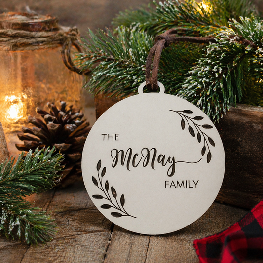 Family Name Ornament