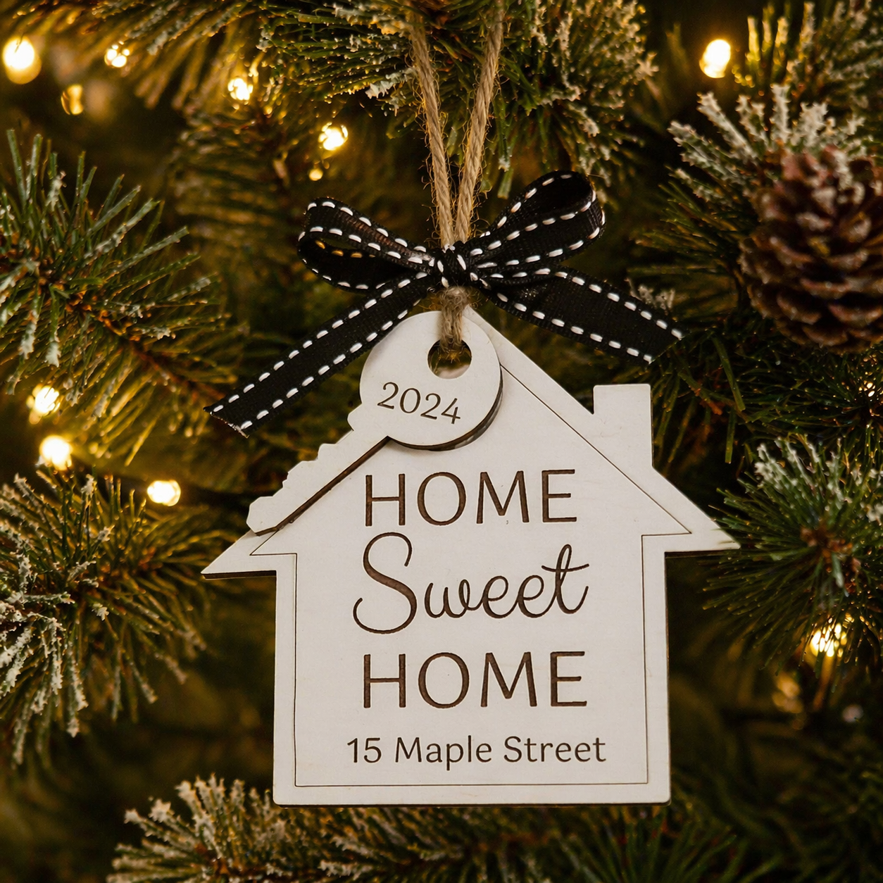 Home Ornament – Custom Engraved Housewarming Keepsake