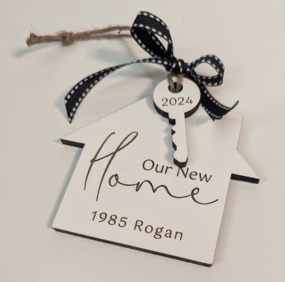 Home Ornament – Custom Engraved Housewarming Keepsake