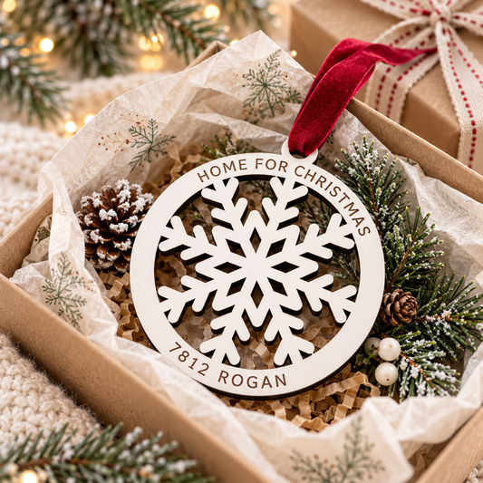 Personalized Snowflake Ornament
