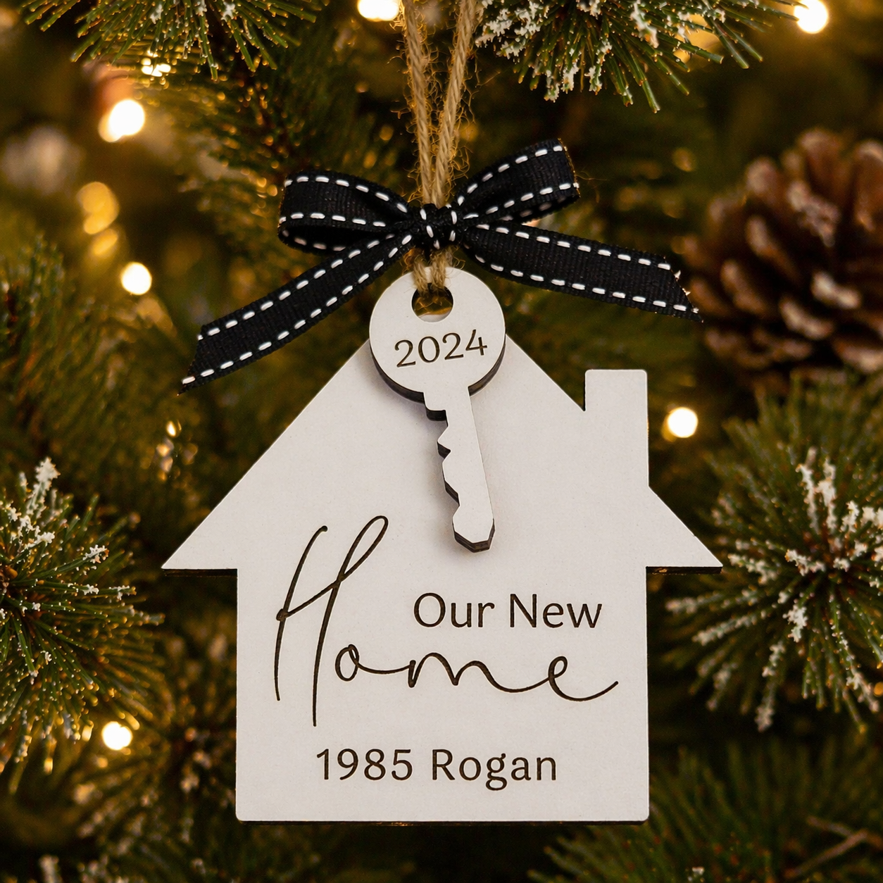 Home Ornament – Custom Engraved Housewarming Keepsake