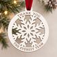 Personalized Snowflake Ornament