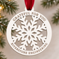 Personalized Snowflake Ornament