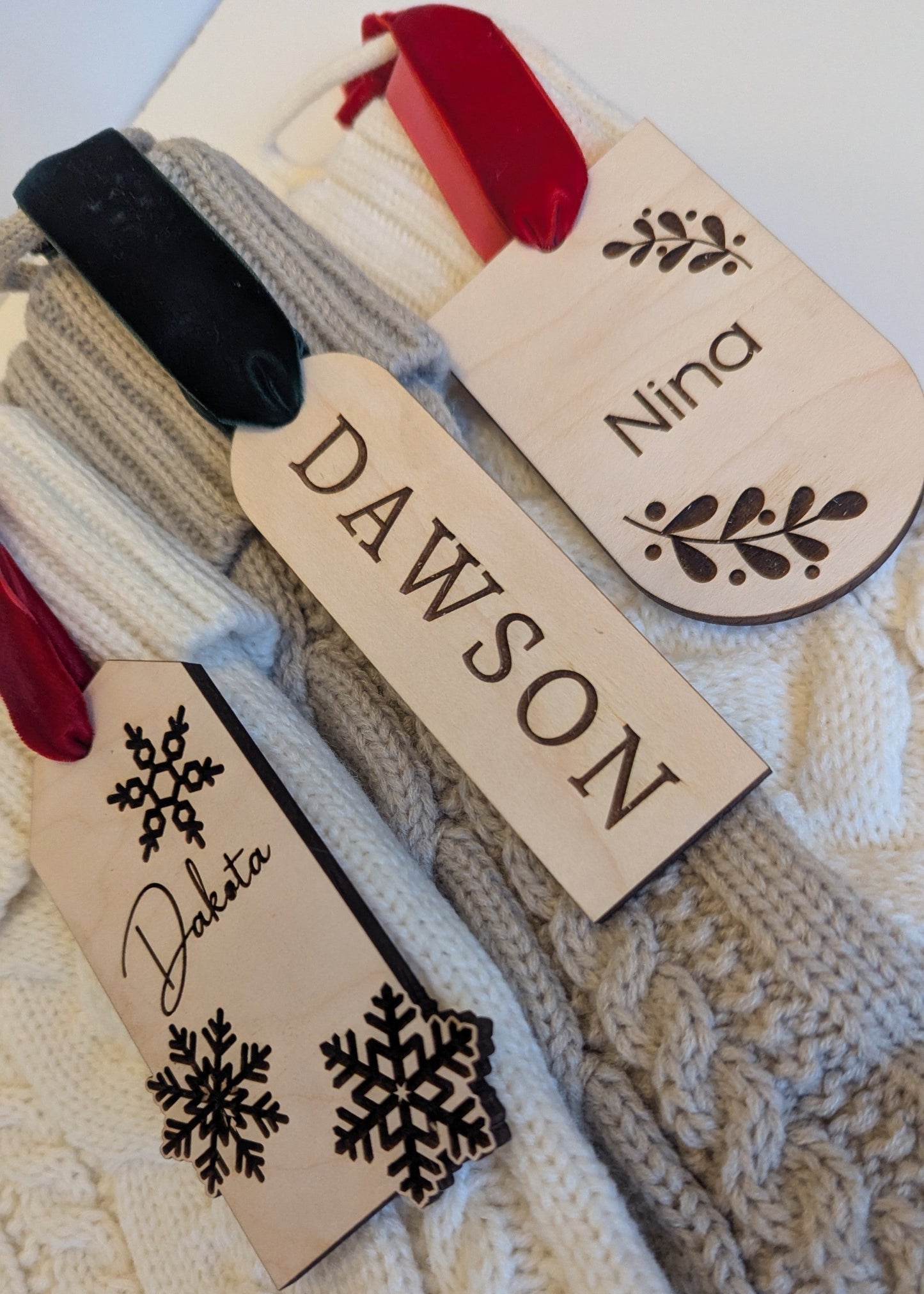 Stocking Name Tags