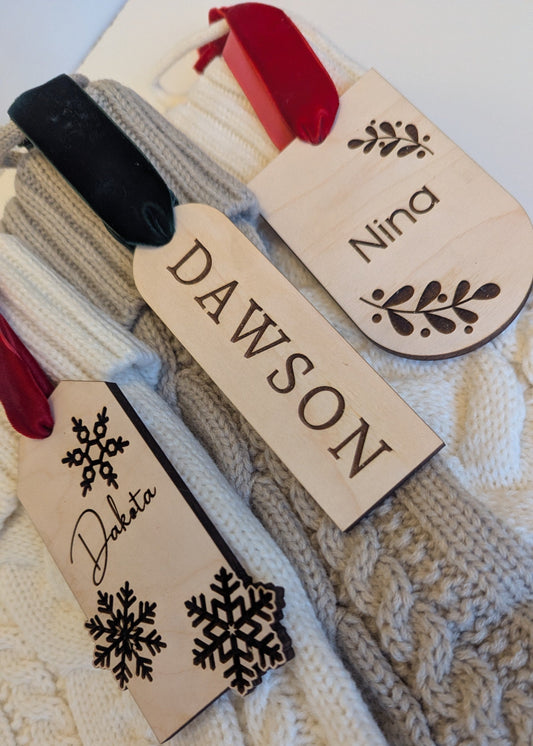 Stocking Name Tags
