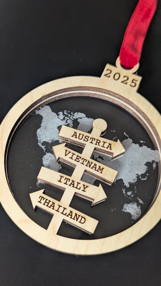 Travel Memory Ornament