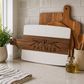 Custom Marble & Acacia Wood Cutting Board – Personalized Gift