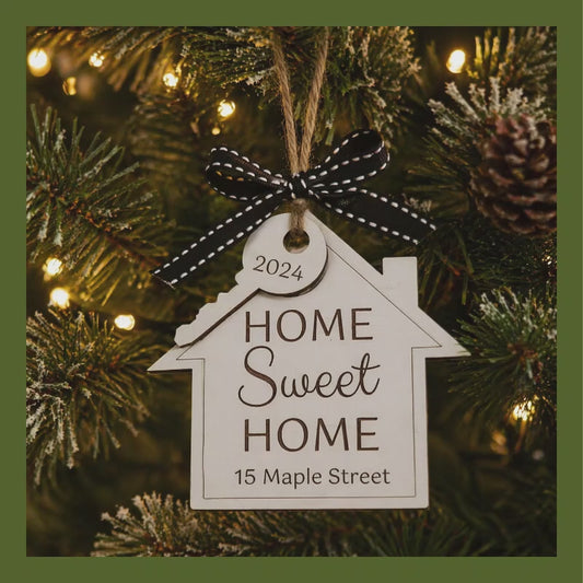 Home Ornament – Custom Engraved Housewarming Keepsake