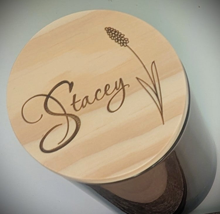 Custom Engraved Candle Jar